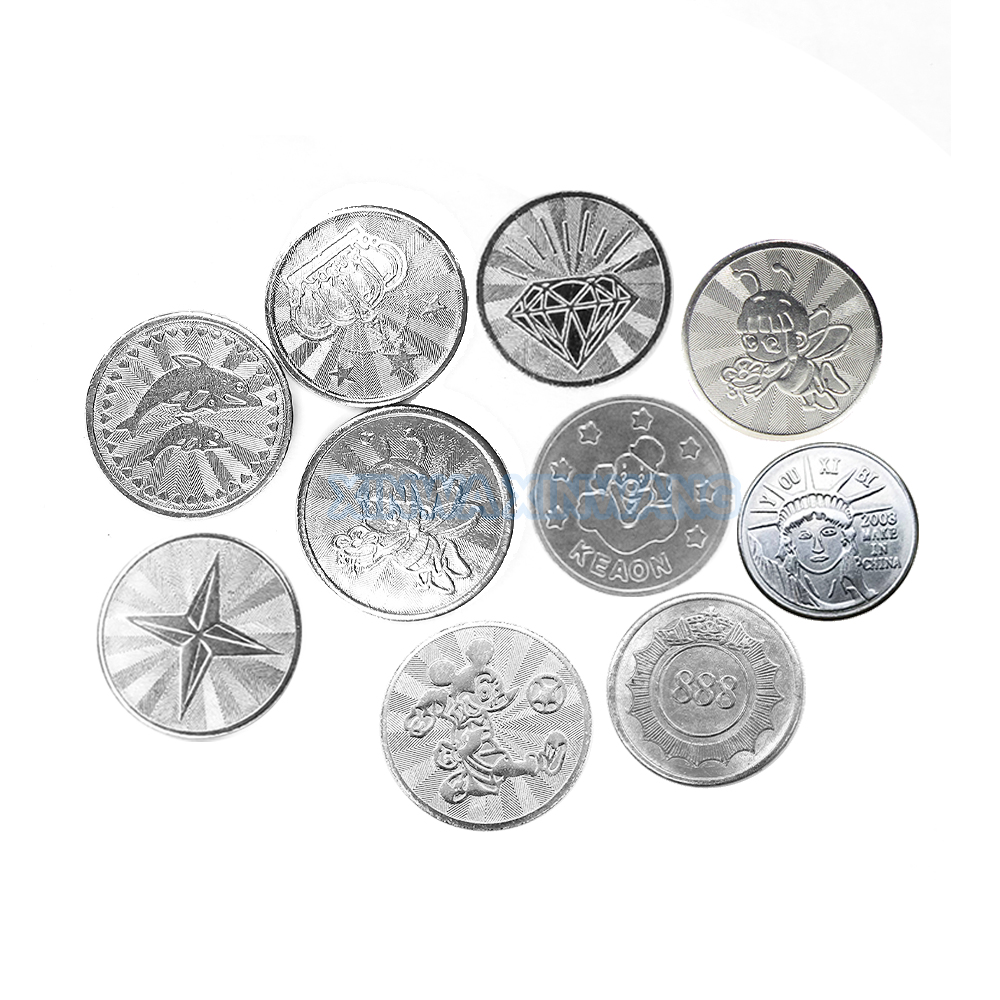 Arcade Vending Machine - 100PCS Coins Tokens Stainless Steel Collect