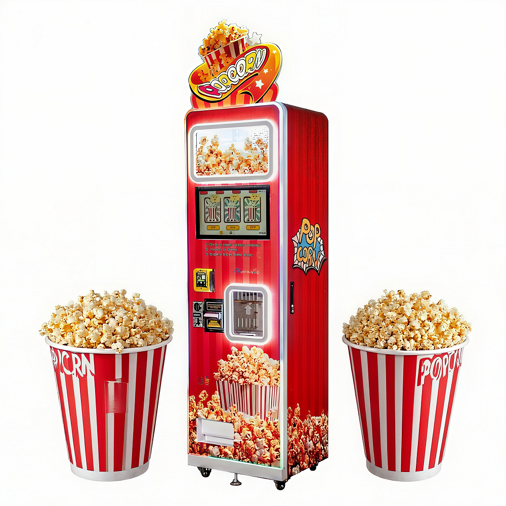 Popcorn Vending Machine - Professional Custom Commercial Popcorn Making Vending