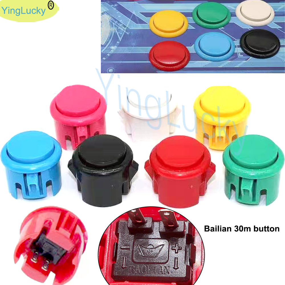 100 pcs Arcade buttons 30mm 24 - Joystick Arcade Parts 리뷰 및 가격