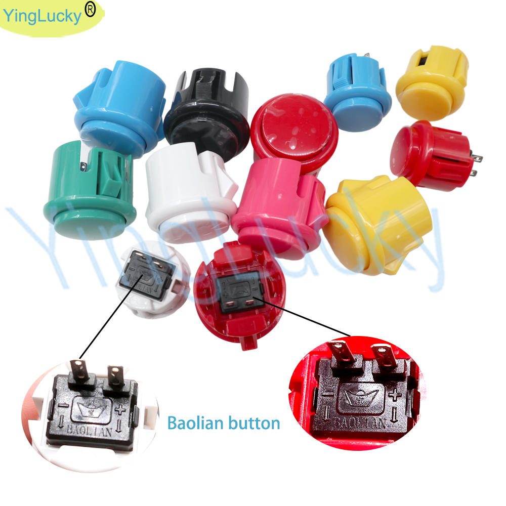 100 pcs Arcade buttons 30mm 24 - Joystick Arcade Parts 리뷰 및 가격