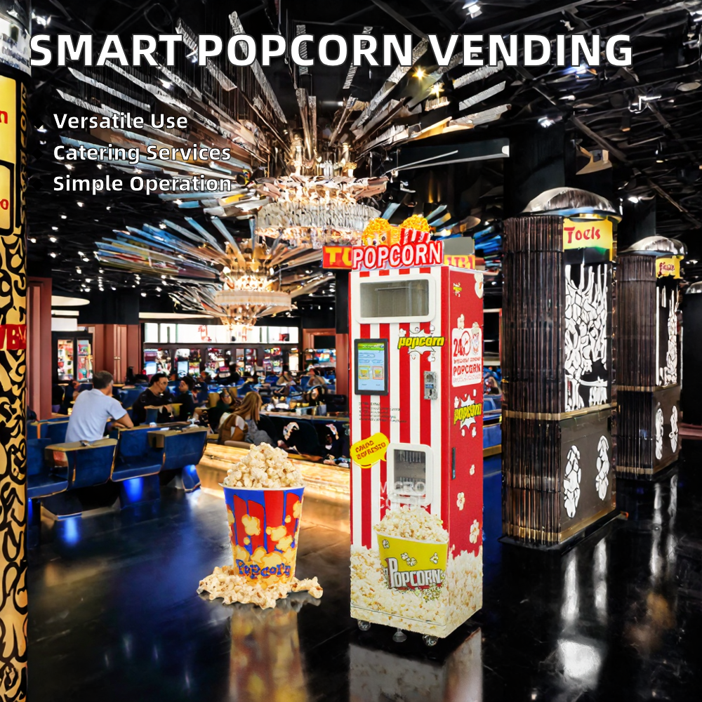 Full Automatic  Commercial Pop - Popcorn Vending Machine 리뷰 및 가격
