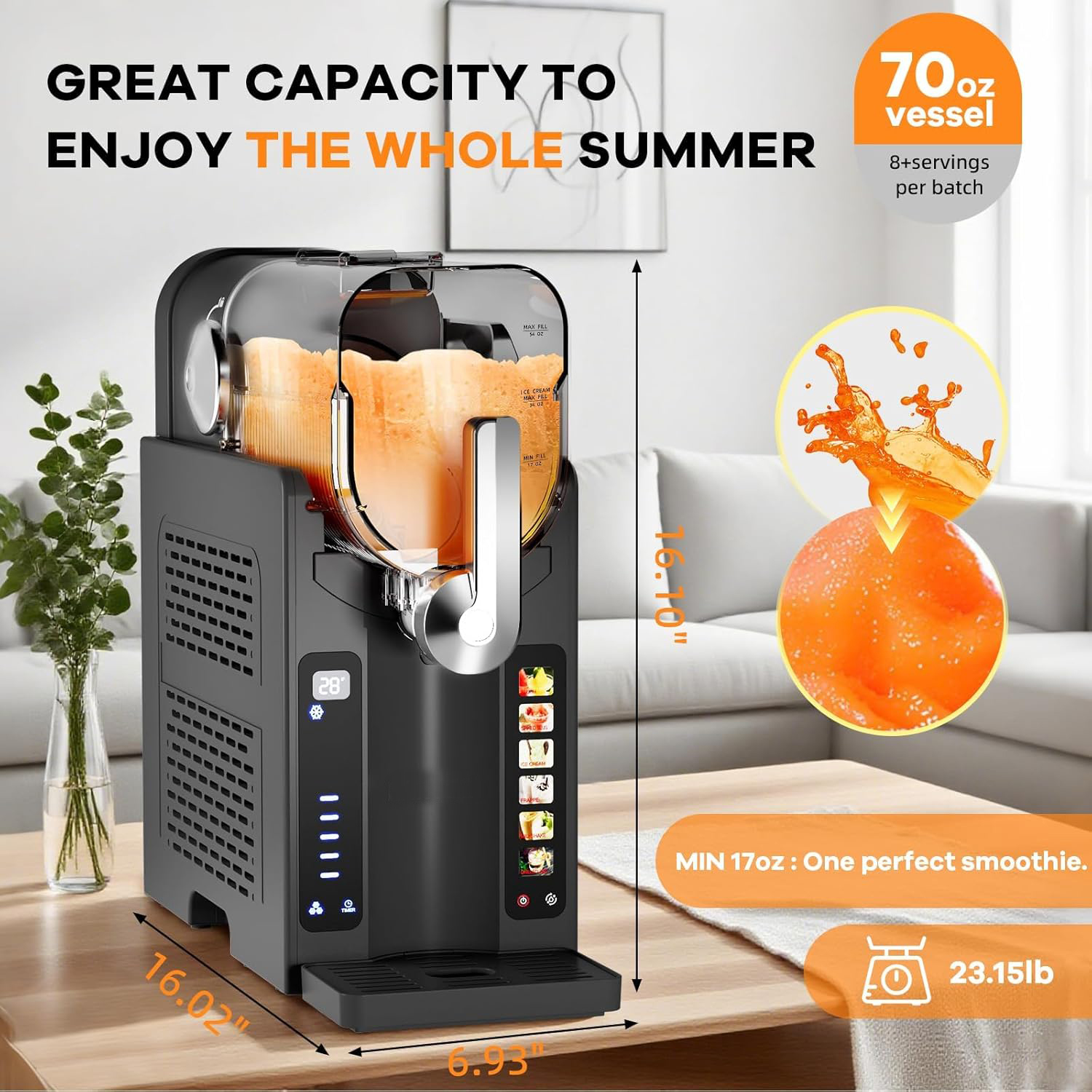 Slushie Machine for Home,70 OZ - Slushie Machine Vending 리뷰 및 가격