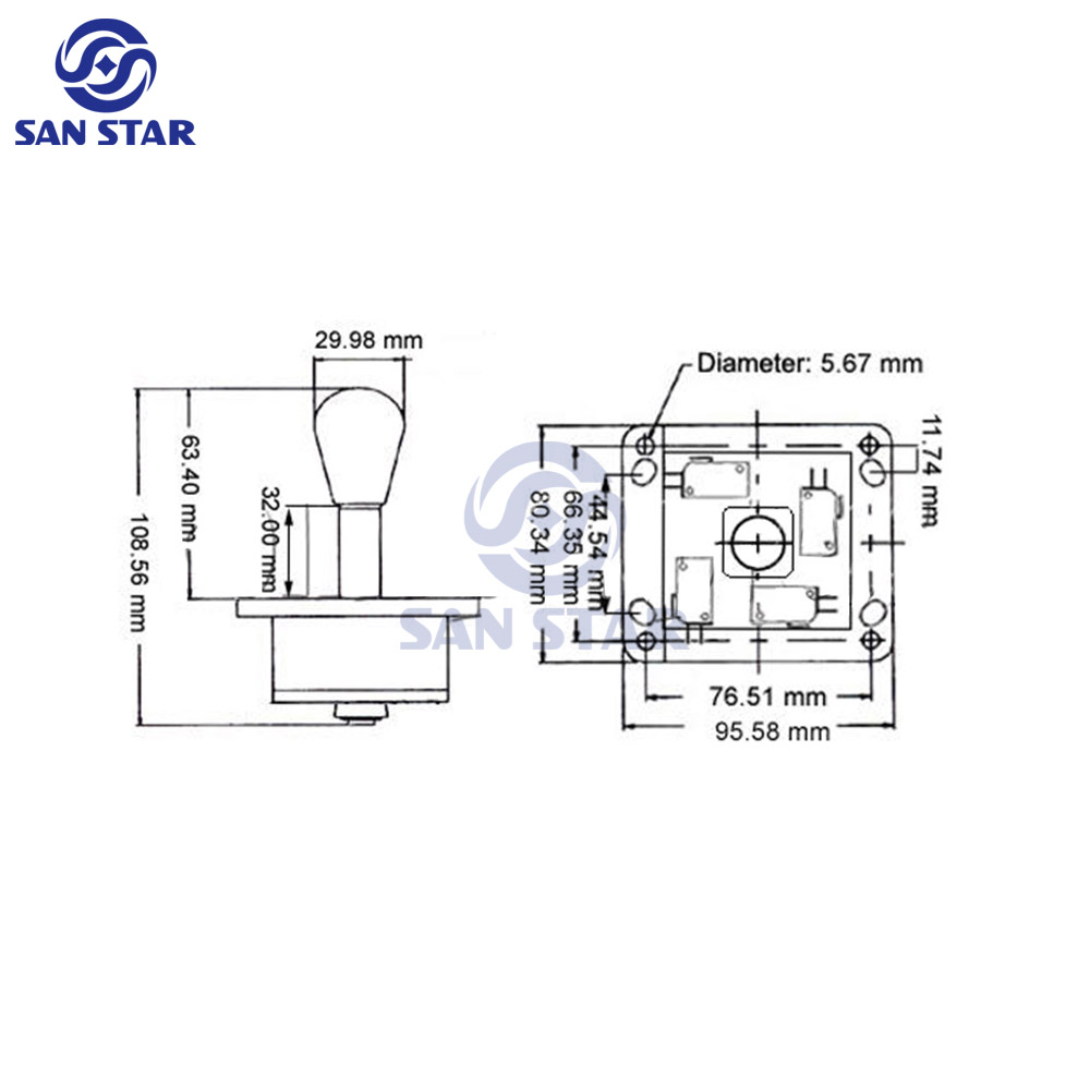 Nylon JS20 Plastic 4 mini arca - Joystick Arcade Parts 리뷰 및 가격