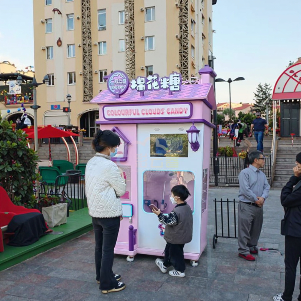 Outdoor Fully Automatic Cotton - Candy Floss Machine 리뷰 및 가격