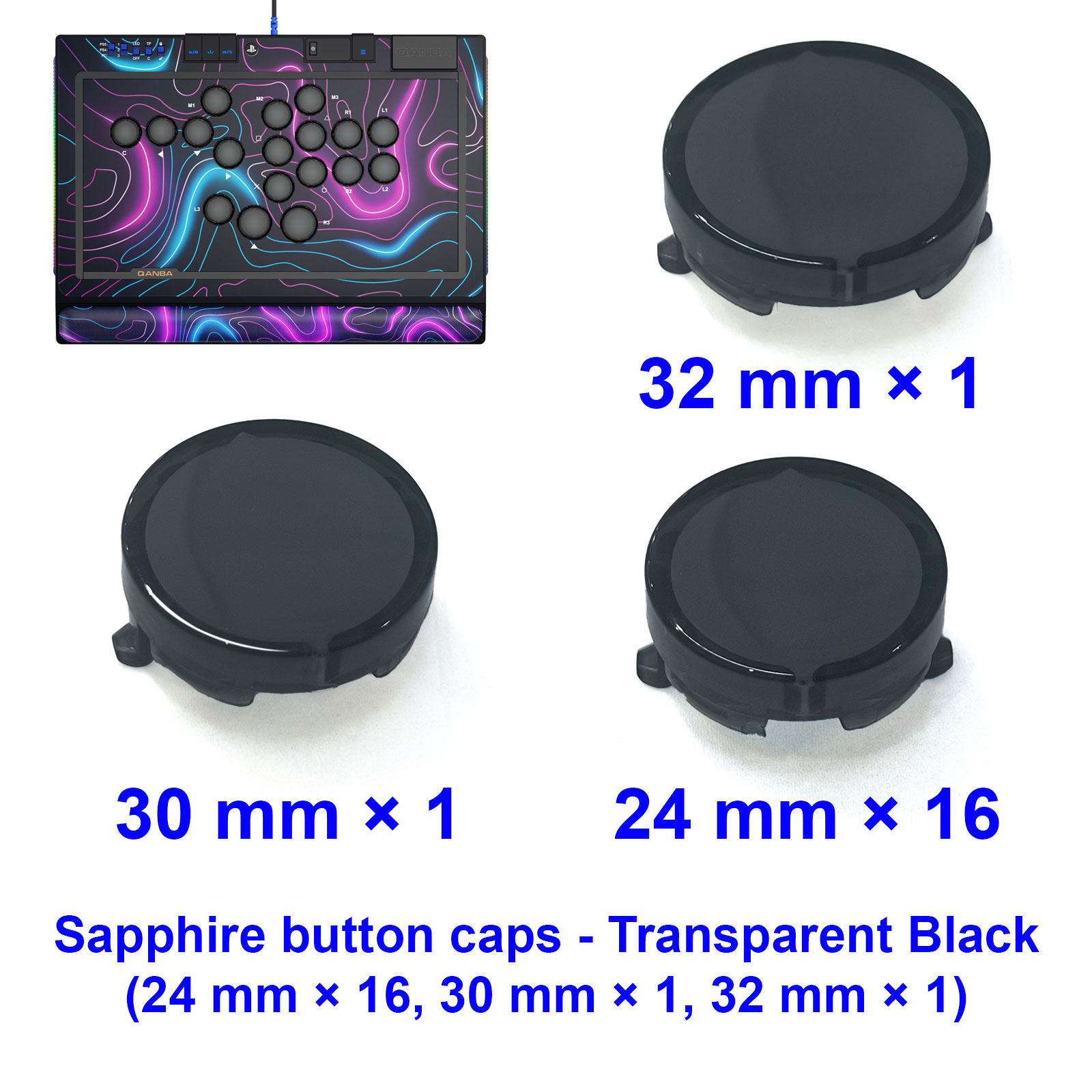 QANBA SAPPHIRE S1 Button Cap A - Joystick Arcade Parts 리뷰 및 가격