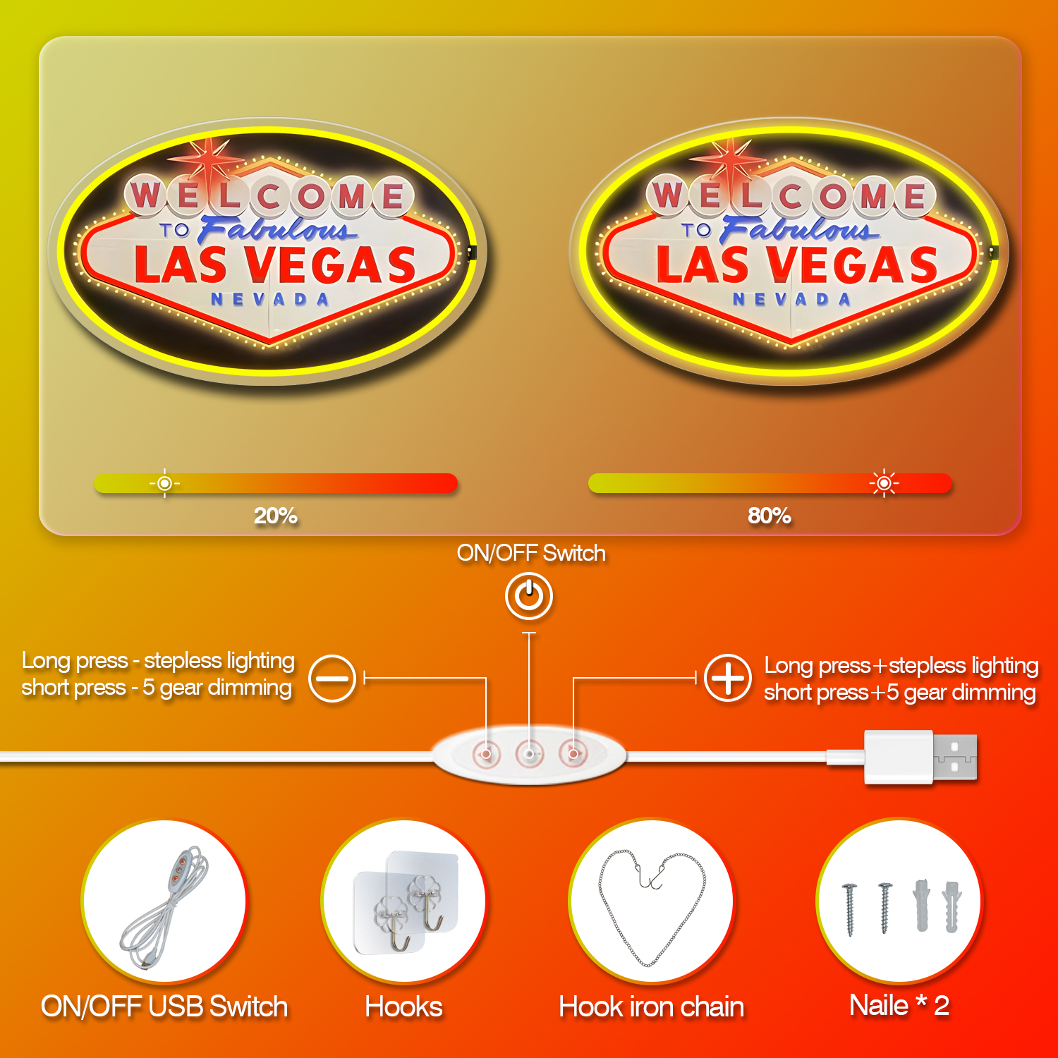 1 piece Welcome to Las Vegas L - Arcade Las Vegas 리뷰 및 가격