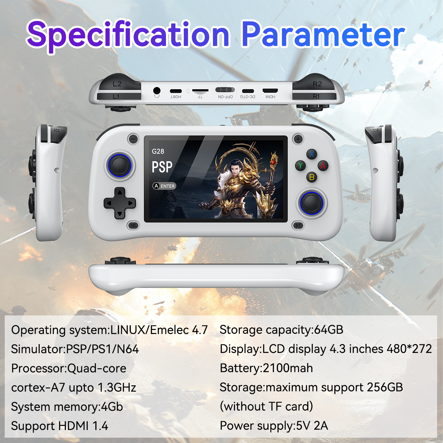 G28 game console 4.3-inch high - Arcade Vibes 리뷰 및 가격