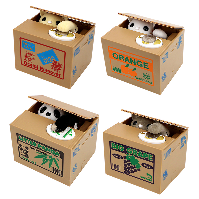 Cat Panda Stealing Coin Money  - Coin Operated Kiddie Ride 리뷰 및 가격
