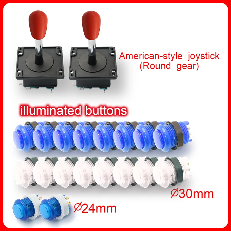 2025 with light 8 Way Adjustab - Joystick Arcade Parts 리뷰 및 가격
