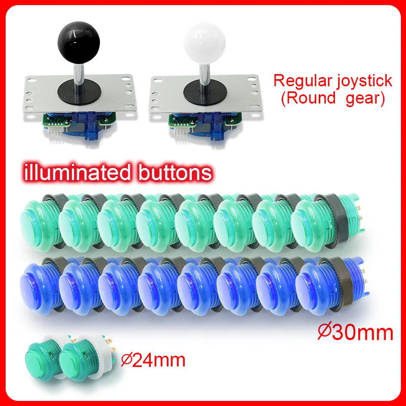 2025 with light 8 Way Adjustab - Joystick Arcade Parts 리뷰 및 가격