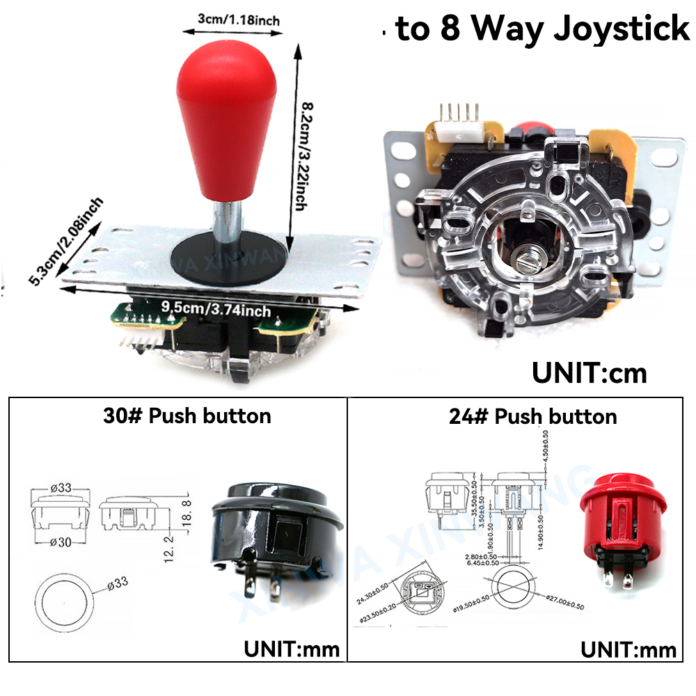 Arcade Joystick Copy SANWA Gam - Arcade Vibes 리뷰 및 가격