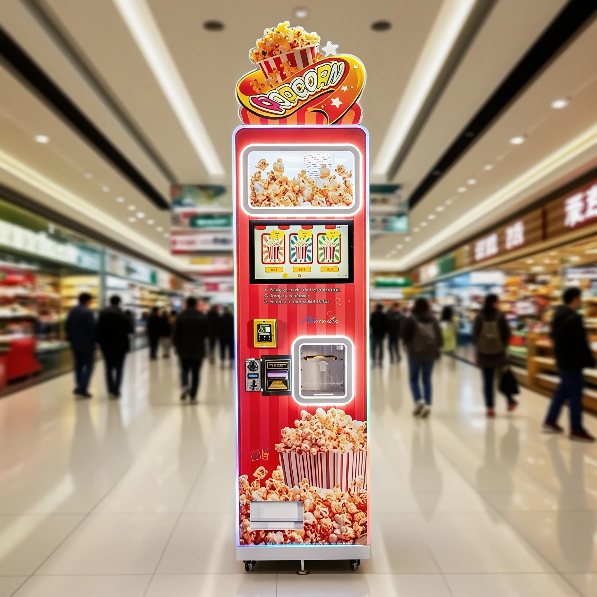 Best Seller 3 Flavoured Fully  - Popcorn Vending Machine 리뷰 및 가격
