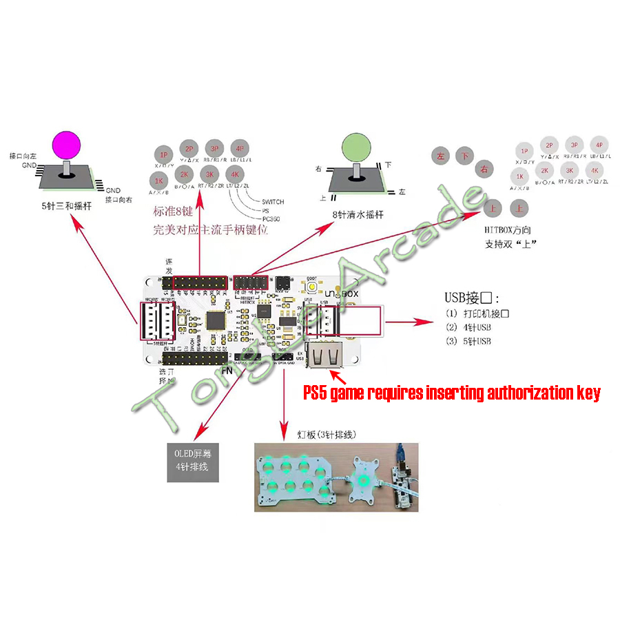 2020/2040 Raspberry Pi Pico Ze - Joystick Arcade Parts 리뷰 및 가격